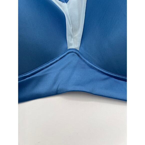 Adore Me 40DDD Ariza Contour Plus Medium Impact Sports Bra Blue NWT - Picture 7 of 10